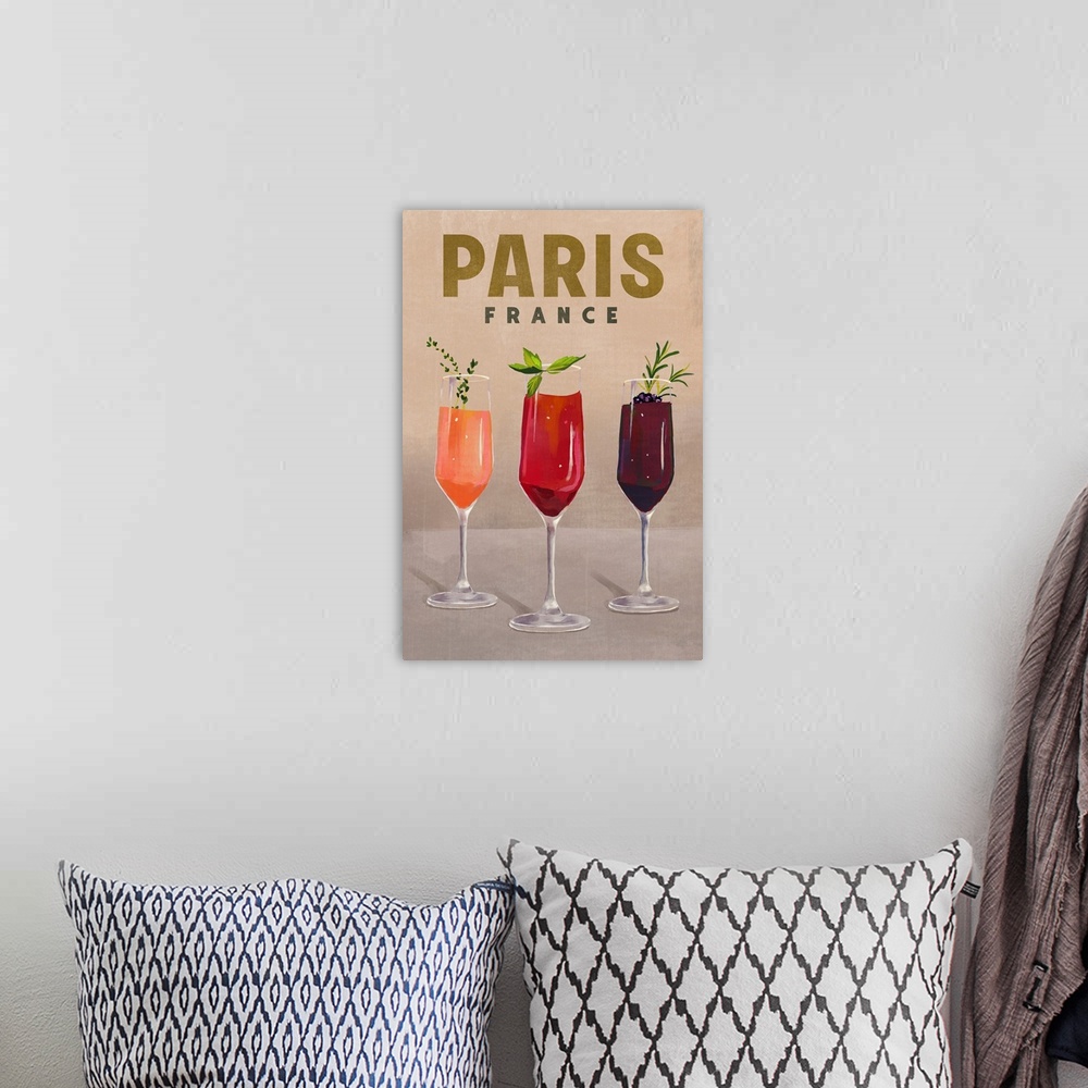 A bohemian room featuring Cocktail Paris