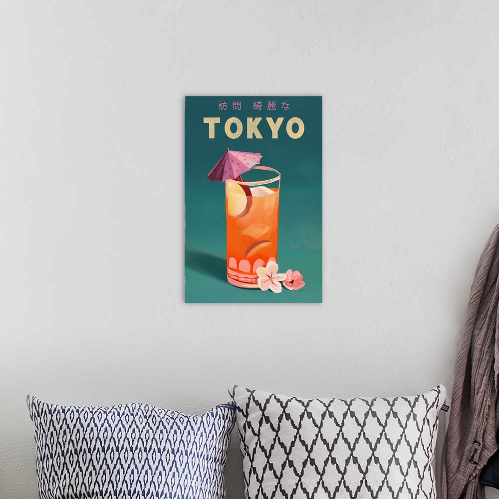 A bohemian room featuring Cocktail Tokyo