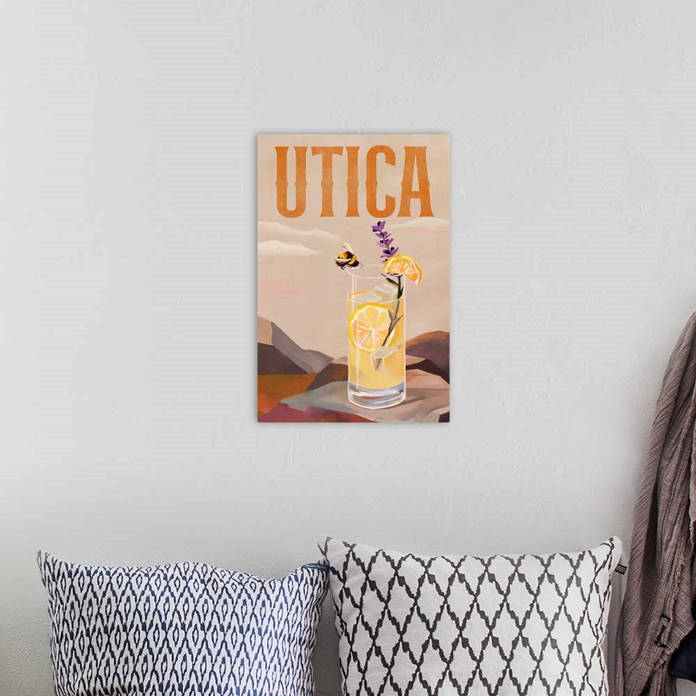 A bohemian room featuring Cocktail Utica