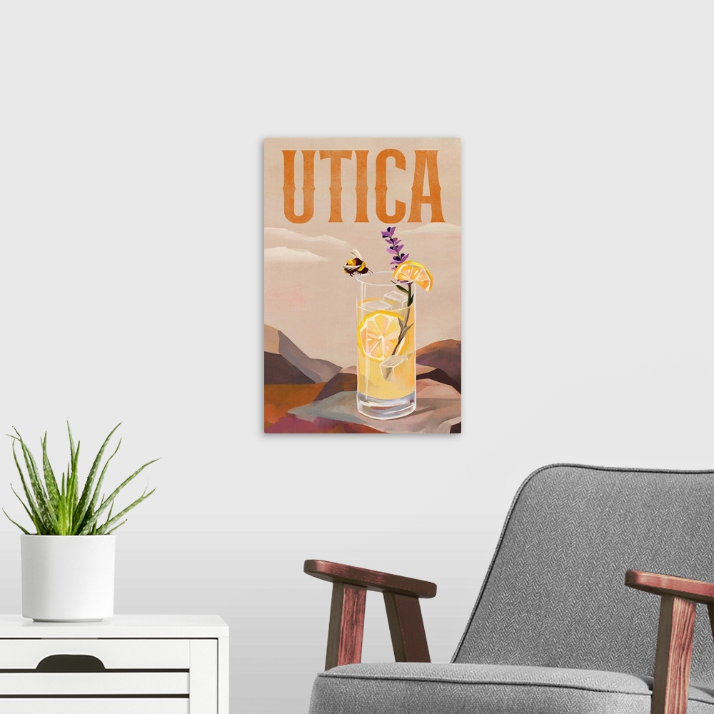A modern room featuring Cocktail Utica