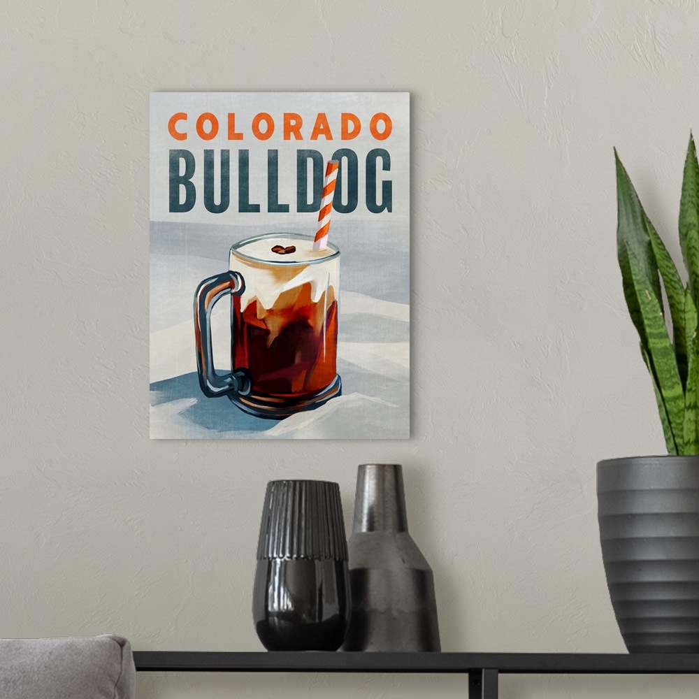 A modern room featuring Colorado Bulldog