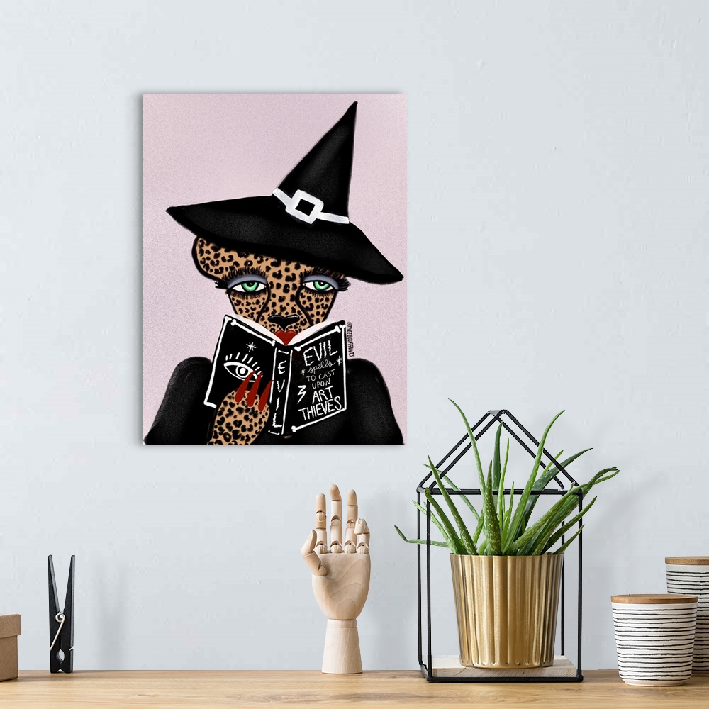 A bohemian room featuring Cookie The Witch