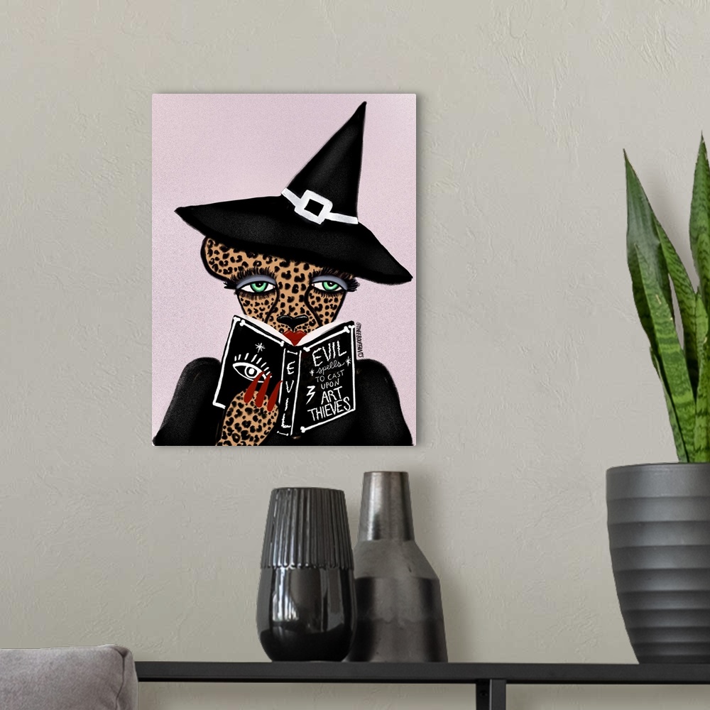 A modern room featuring Cookie The Witch