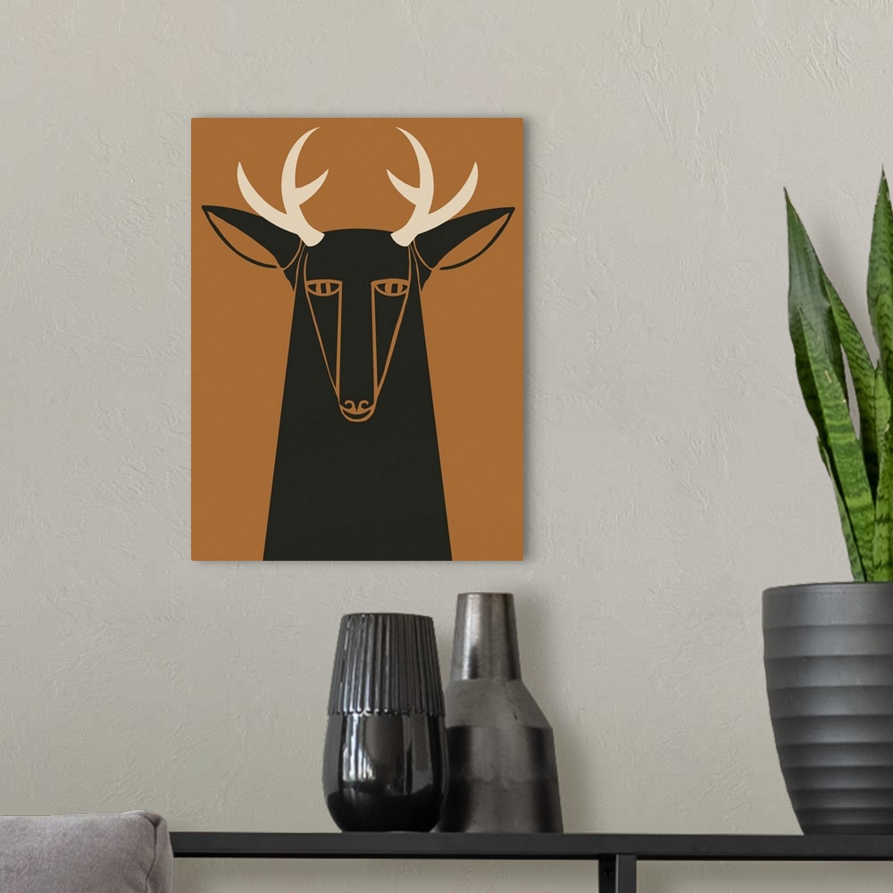 A modern room featuring Deer - Buck