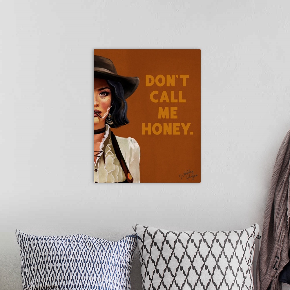 A bohemian room featuring Don't Call Me Honey