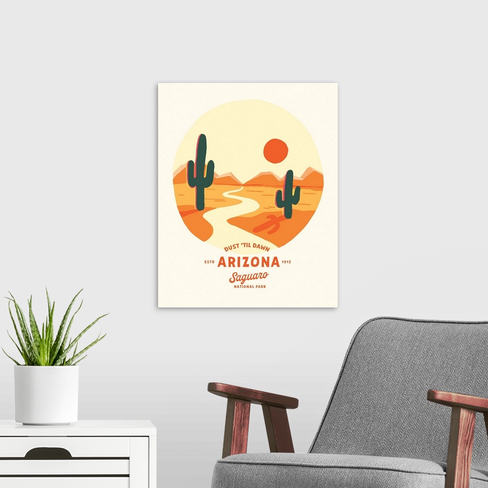 A modern room featuring Dust Til Dawn - Arizona