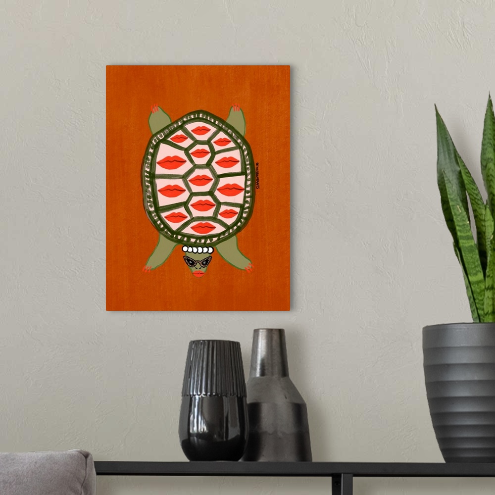 A modern room featuring Fabulous Turtle