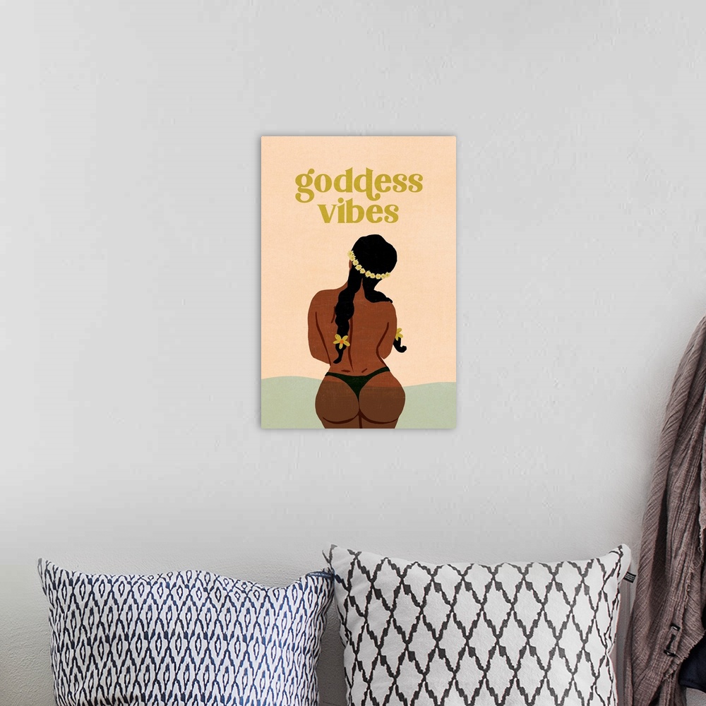A bohemian room featuring Goddess Vibes - Hippie