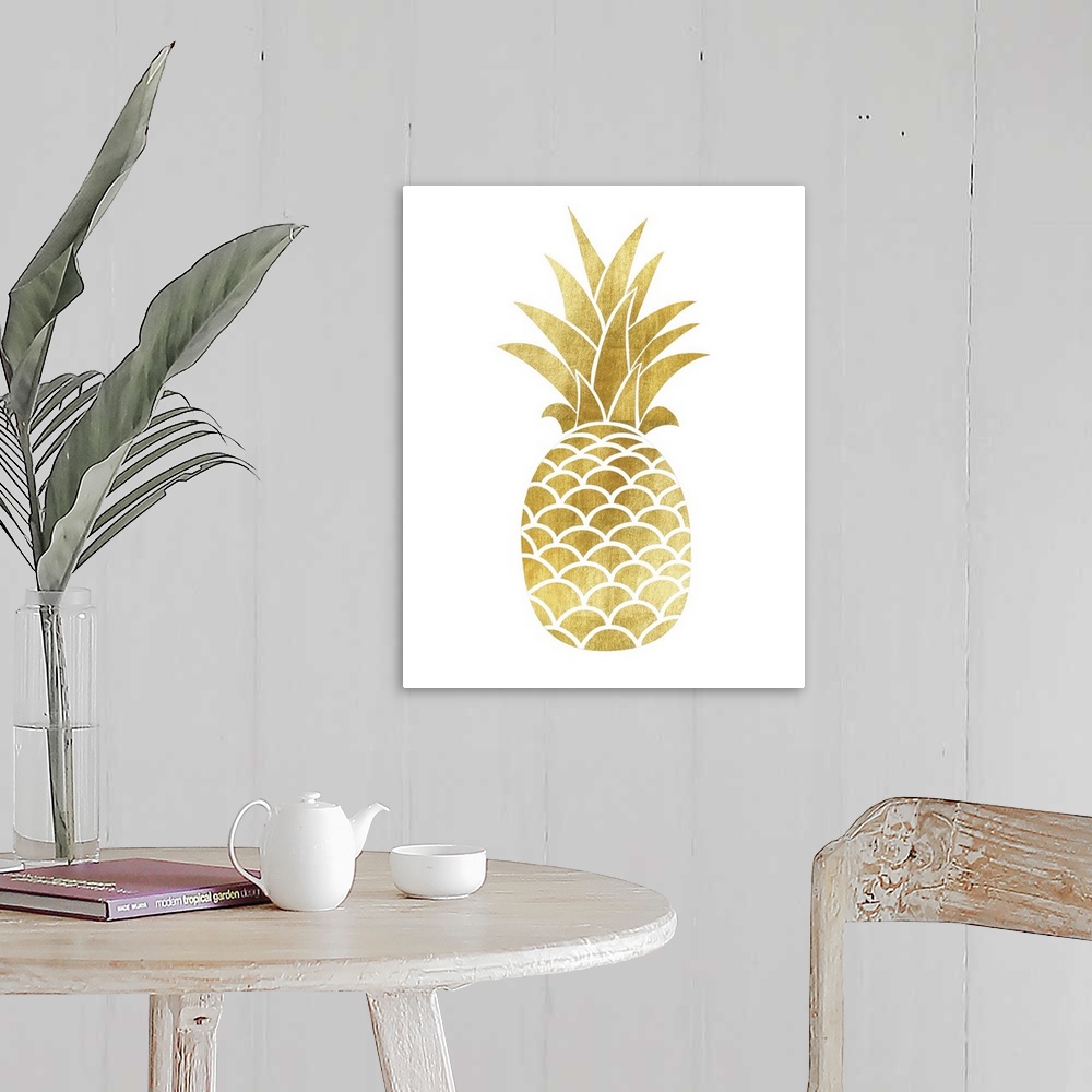 A farmhouse room featuring Gold Pineapple
