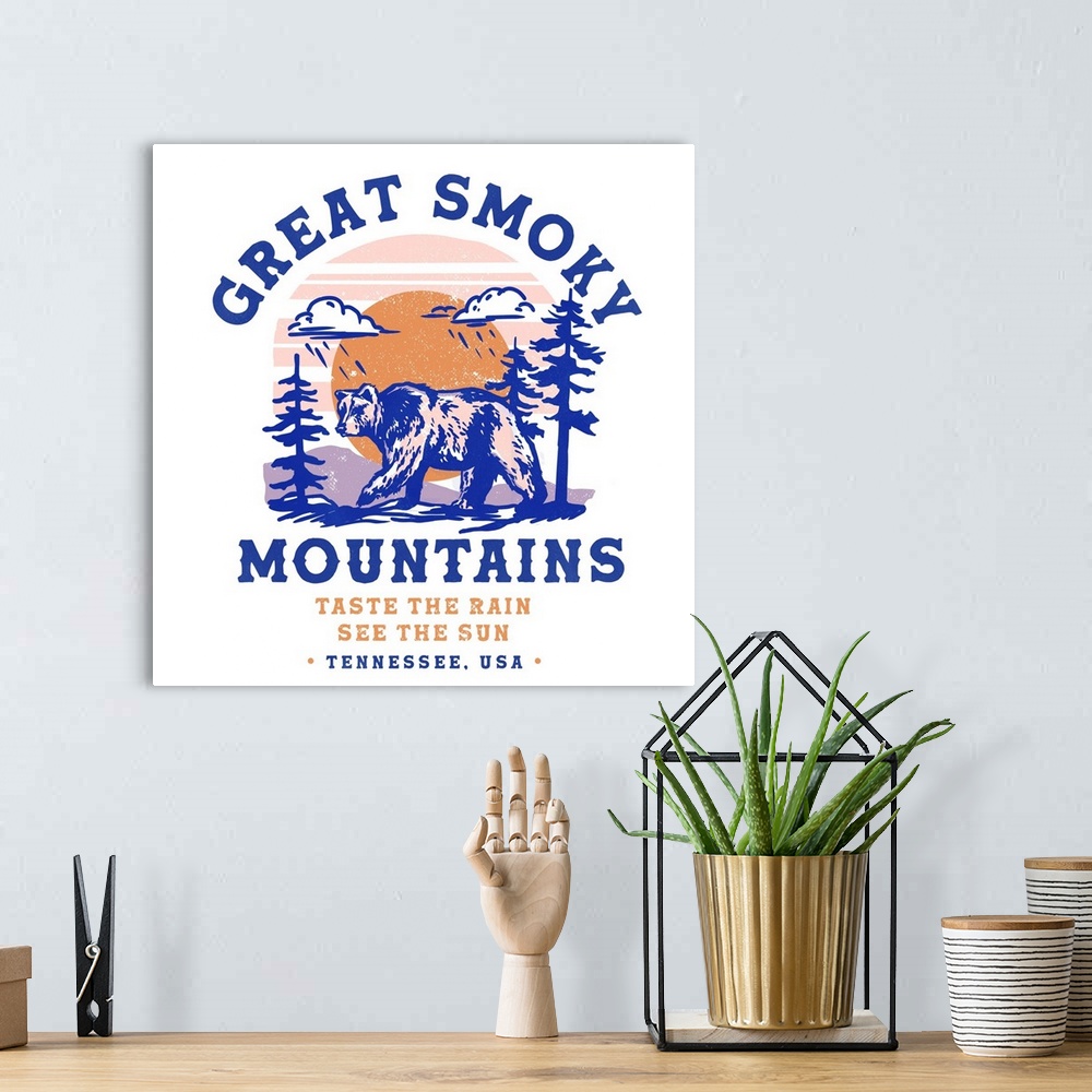 A bohemian room featuring Great Smoky