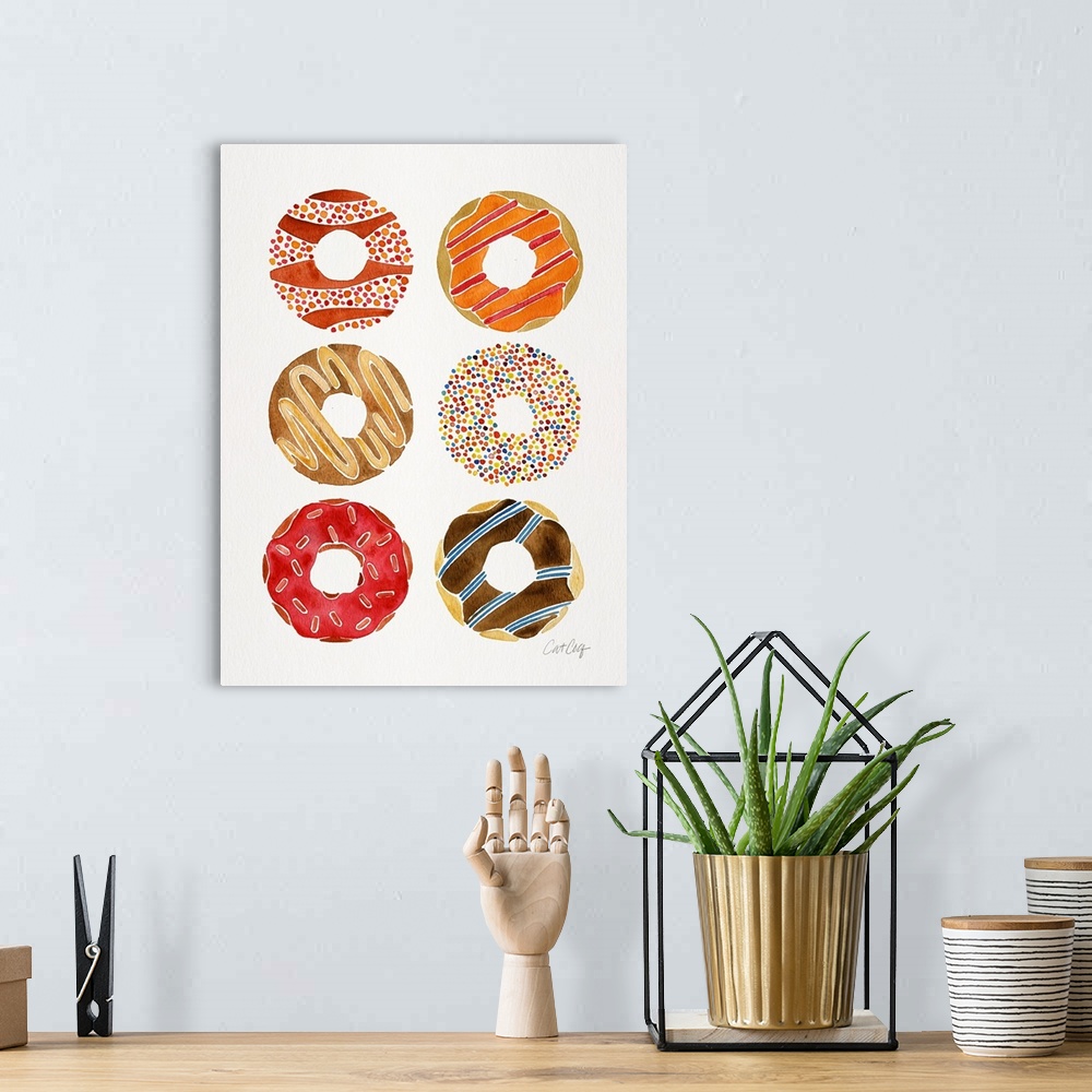 A bohemian room featuring Half Dozen Donuts