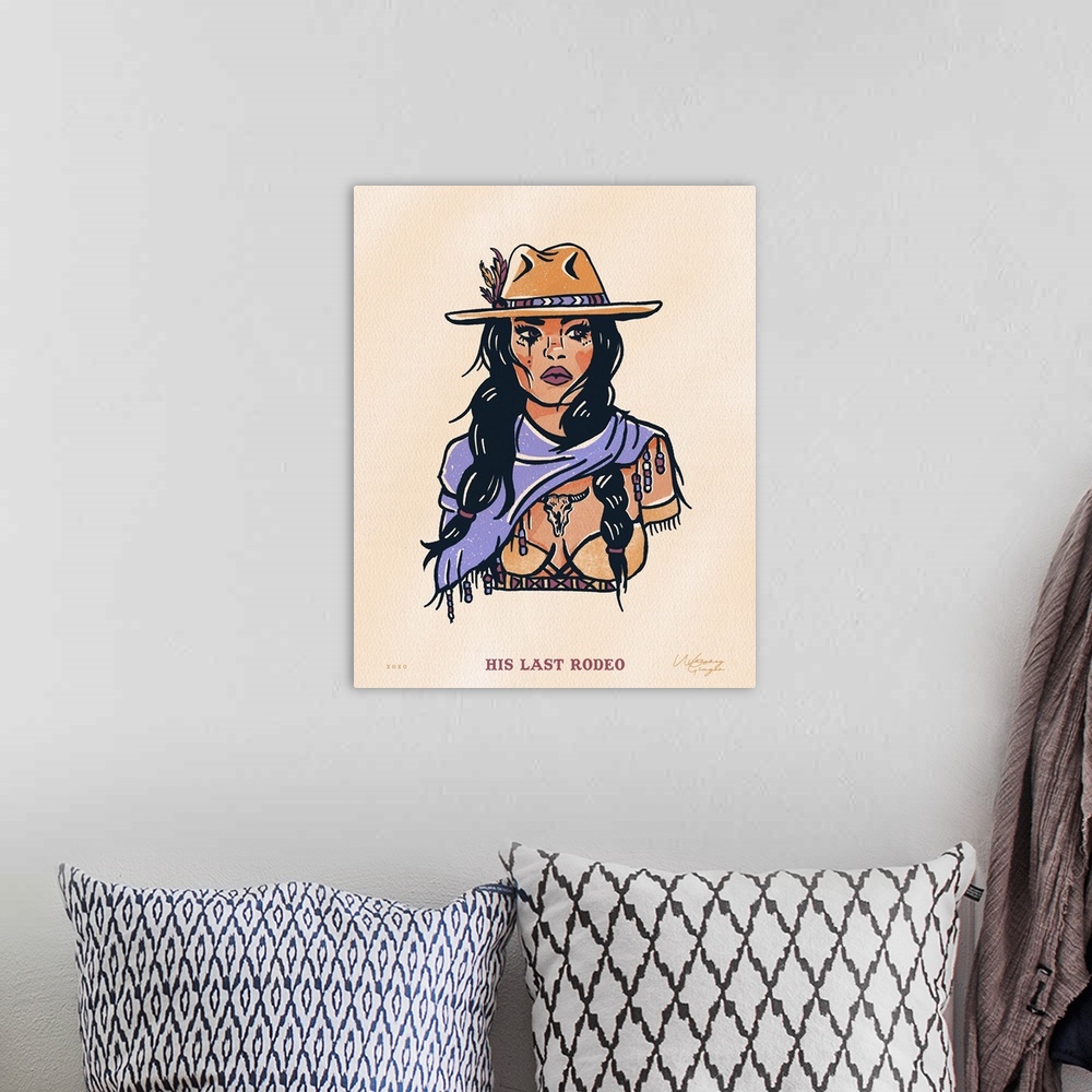 A bohemian room featuring His Last Rodeo