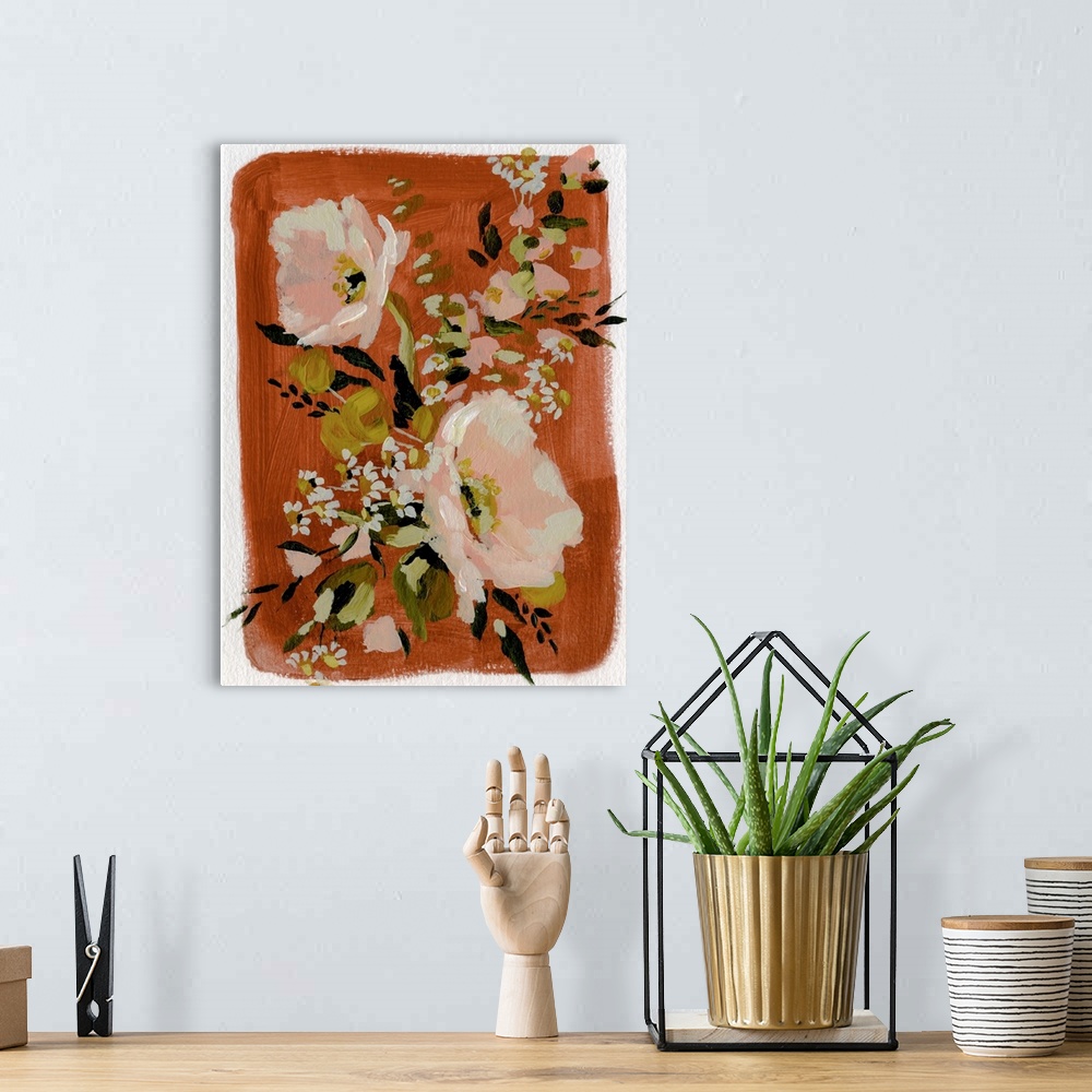 A bohemian room featuring Iceland Poppy