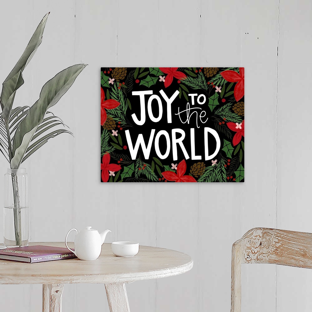 A farmhouse room featuring Joy To The World Joy