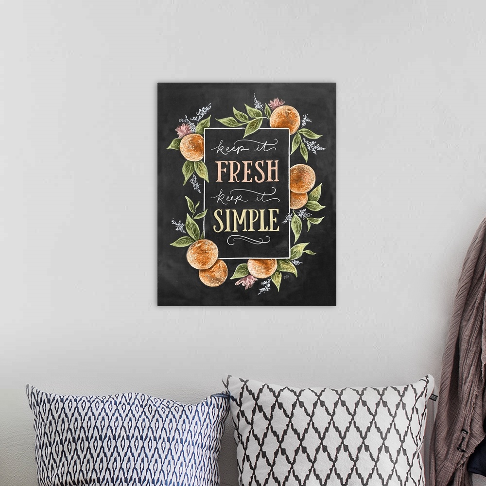 A bohemian room featuring Keep It Fresh, Keep It Simple