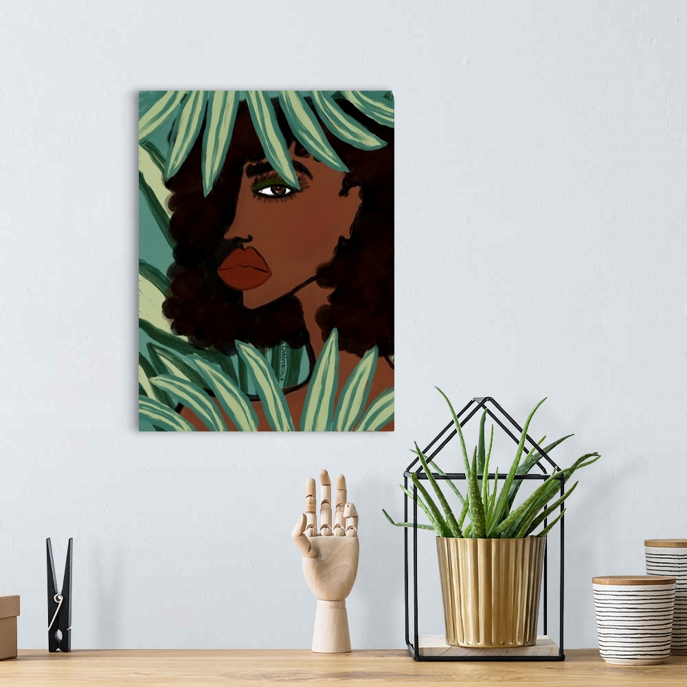 A bohemian room featuring Lady In The Jungle