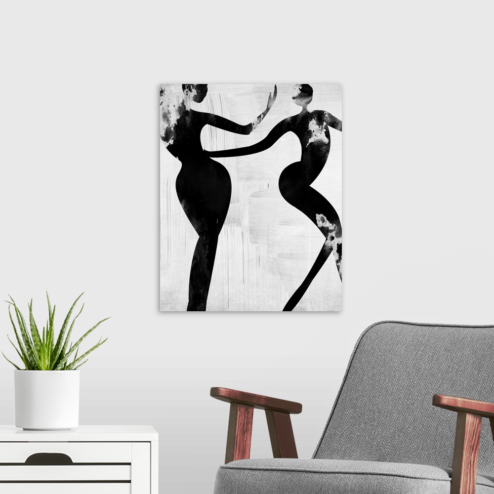 A modern room featuring Let's Dance Love I