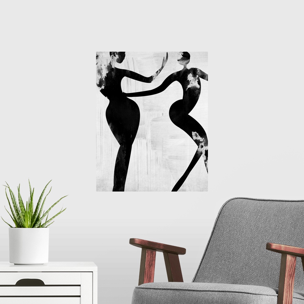 A modern room featuring Let's Dance Love I