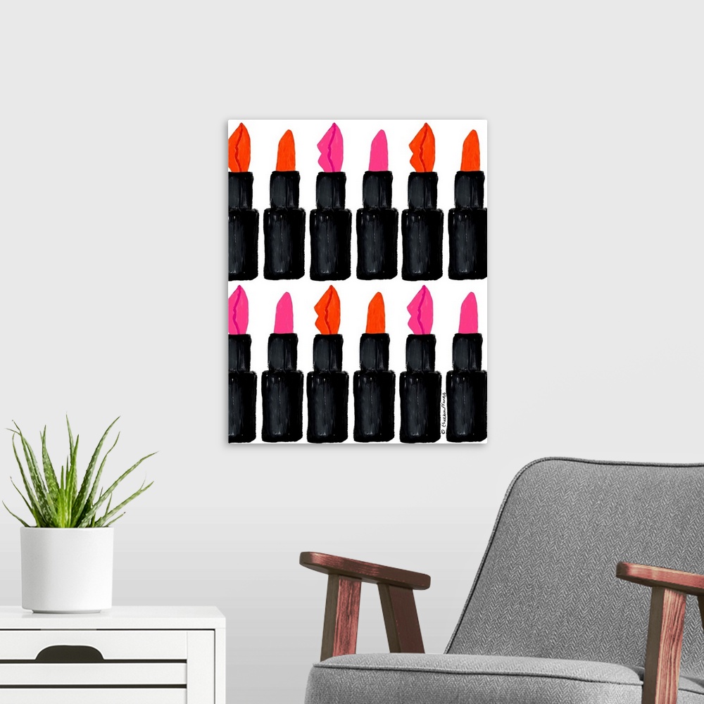 A modern room featuring Lipstick 2