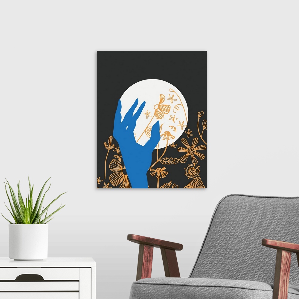 A modern room featuring Make Moon