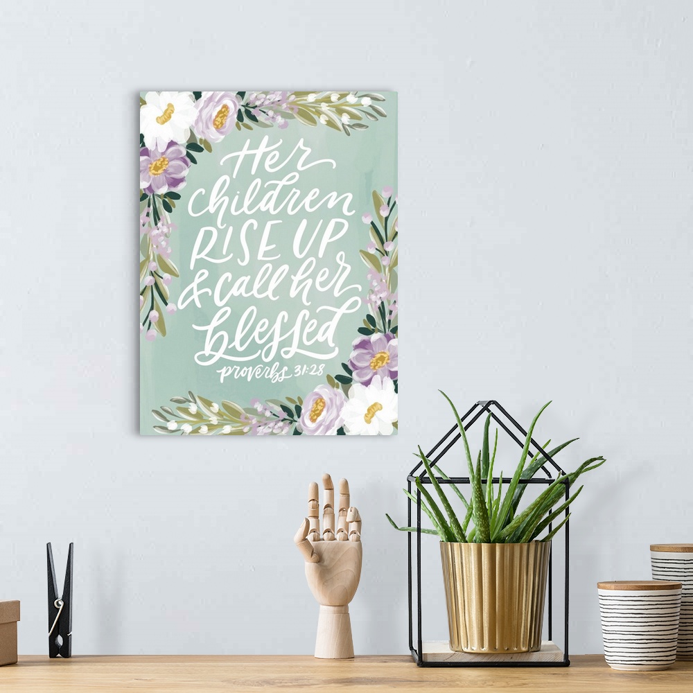 A bohemian room featuring Mother's Day Proverbs