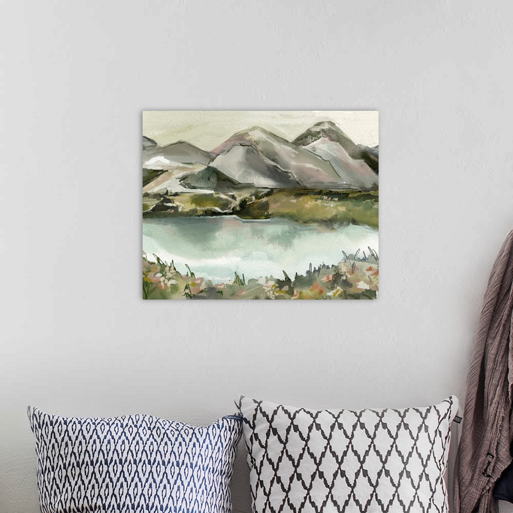 A bohemian room featuring Mountainscape 2
