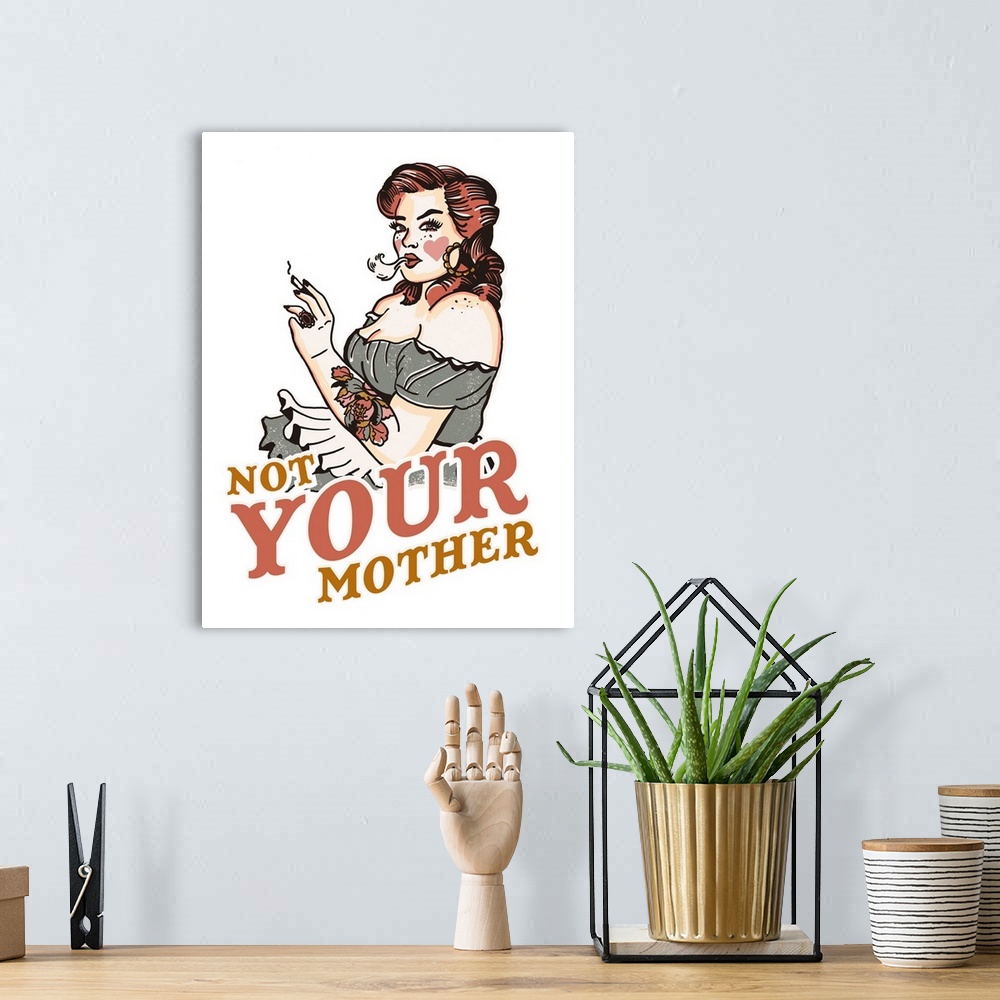 A bohemian room featuring Not Your Mother