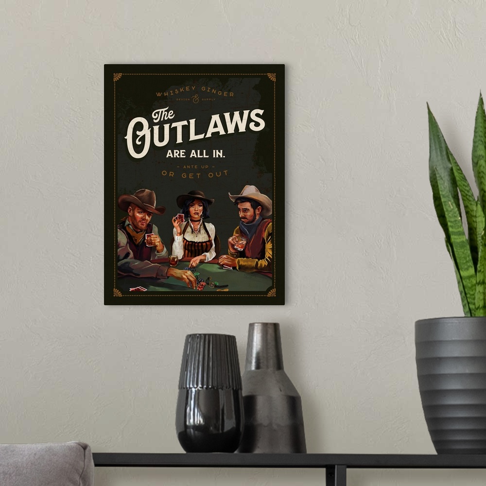 A modern room featuring Outlaws
