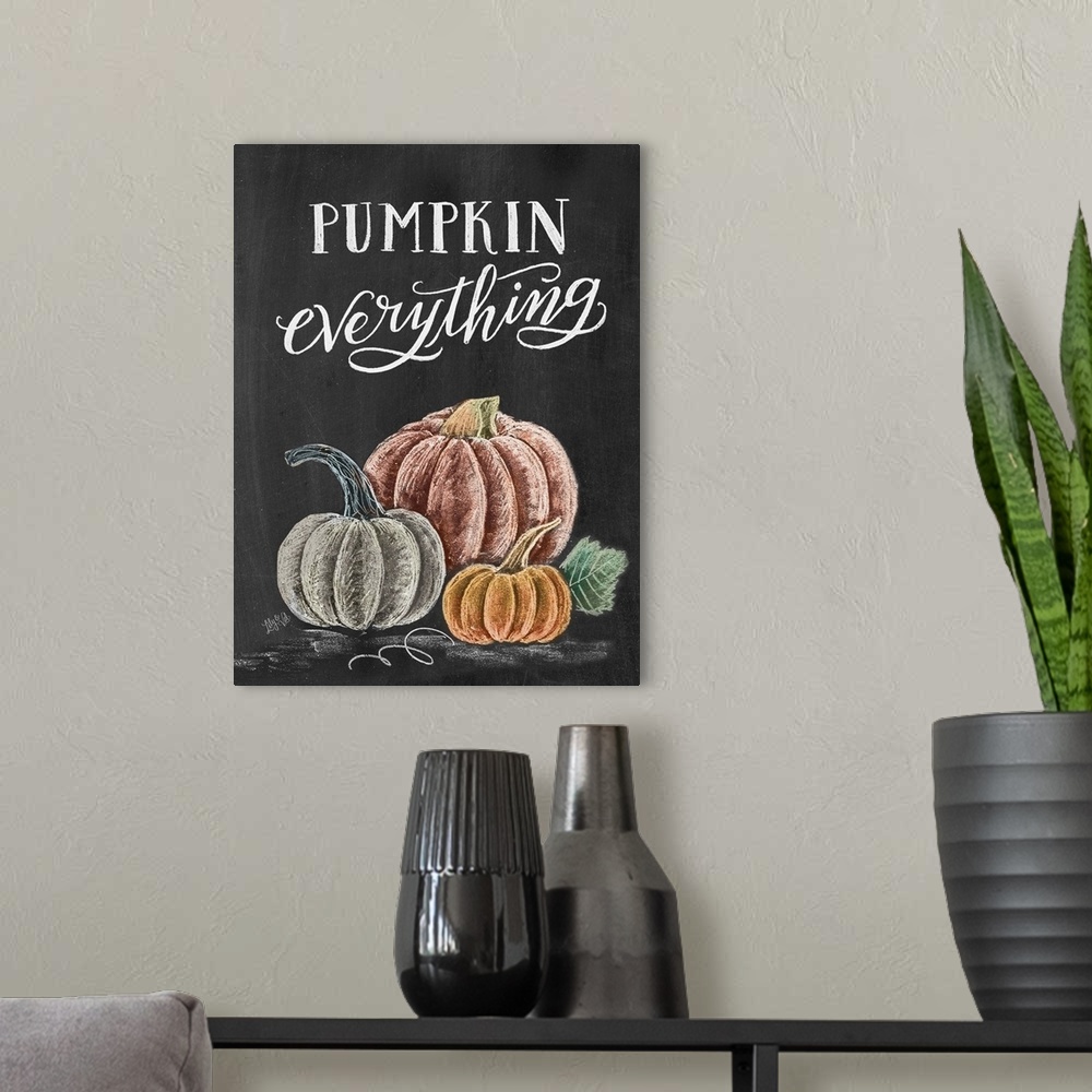 A modern room featuring Pumpkin Everything