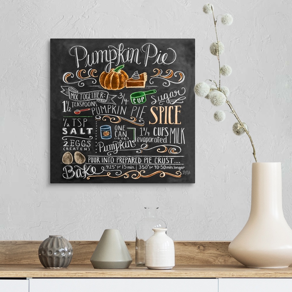 A farmhouse room featuring Pumpkin Pie - Color