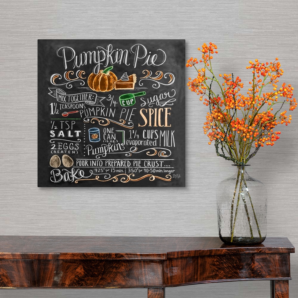 A traditional room featuring Pumpkin Pie - Color
