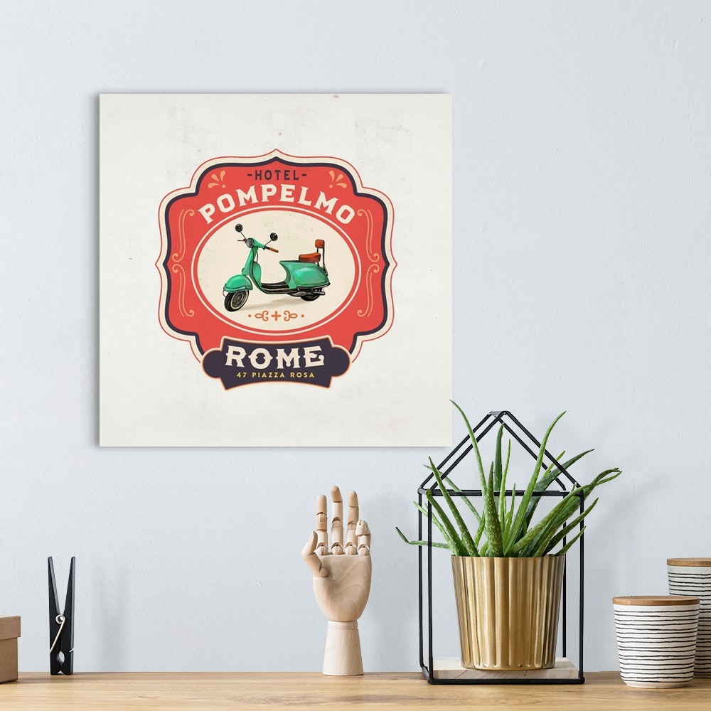 A bohemian room featuring Rome