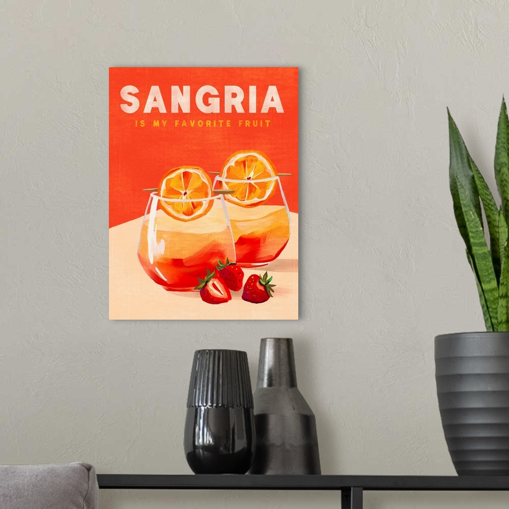 A modern room featuring Sangria