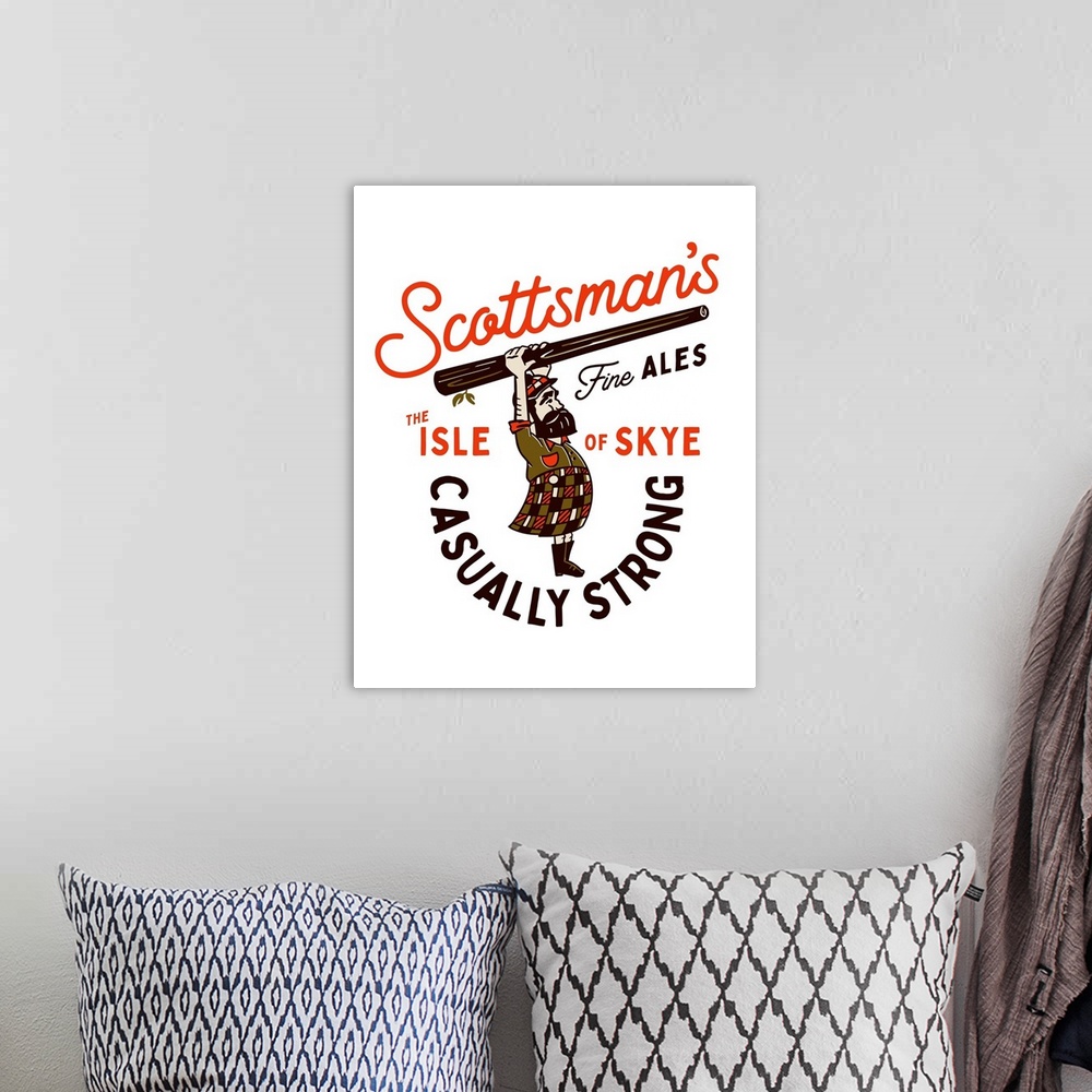 A bohemian room featuring Scottsmans Ale