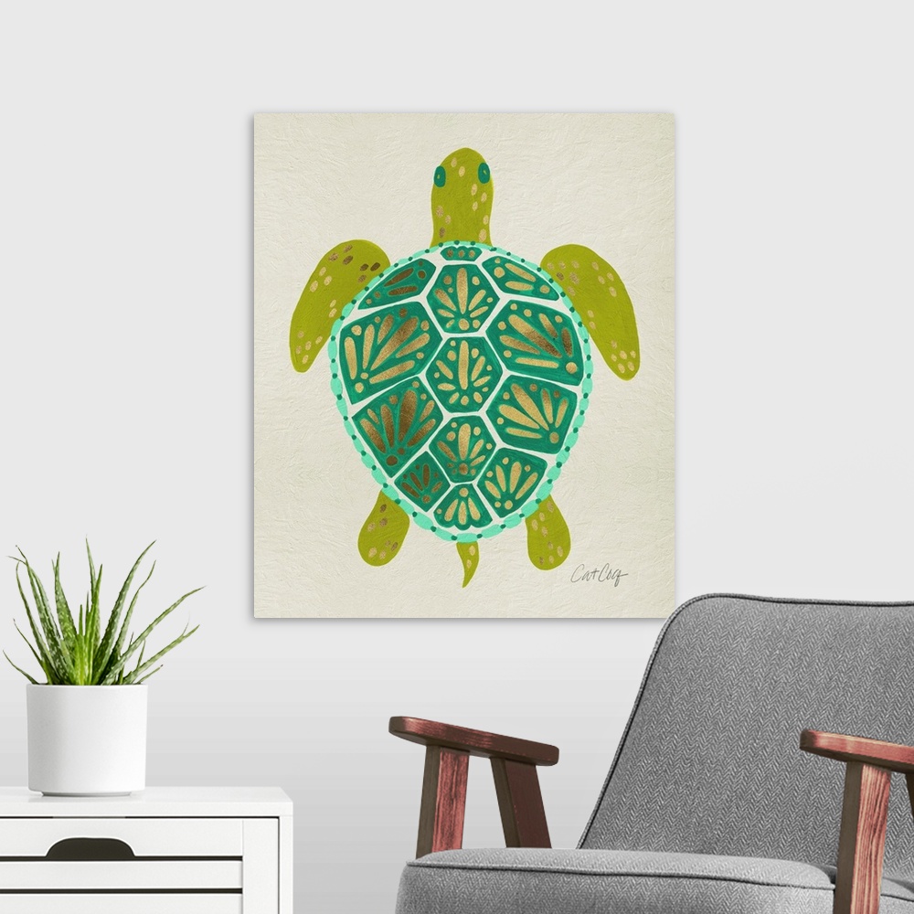 A modern room featuring SeaTurtle