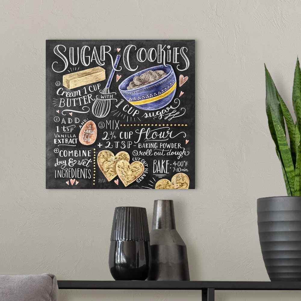 A modern room featuring Sugar Cookies