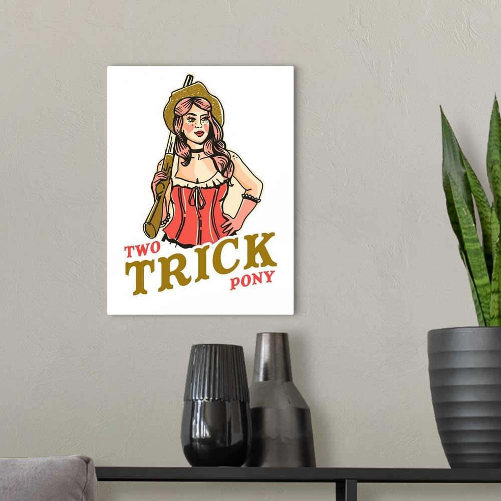 A modern room featuring Two Trick