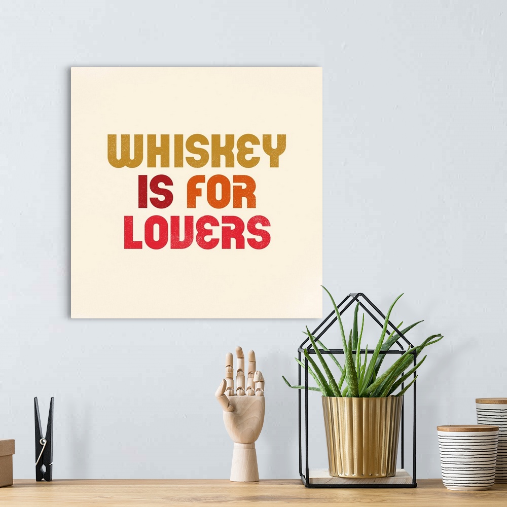 A bohemian room featuring Whiskey Is For Lovers