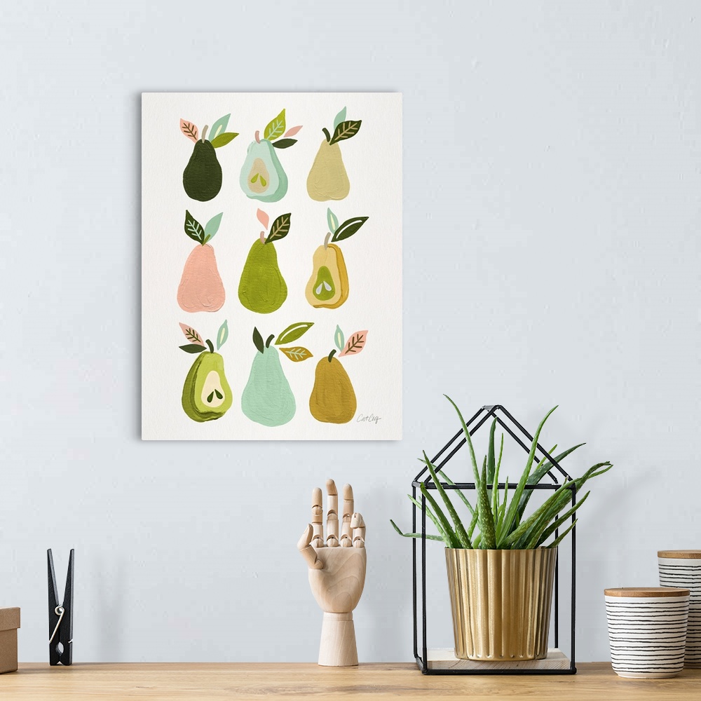 A bohemian room featuring White Pears