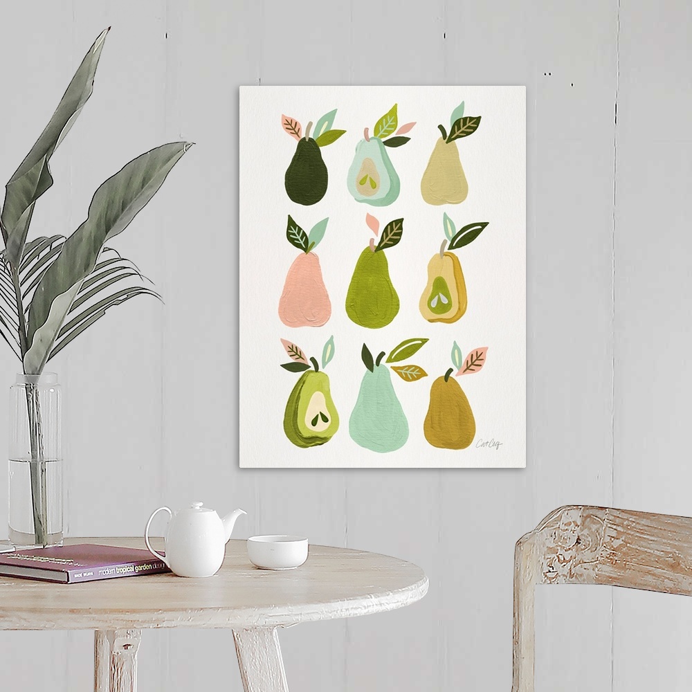 A farmhouse room featuring White Pears
