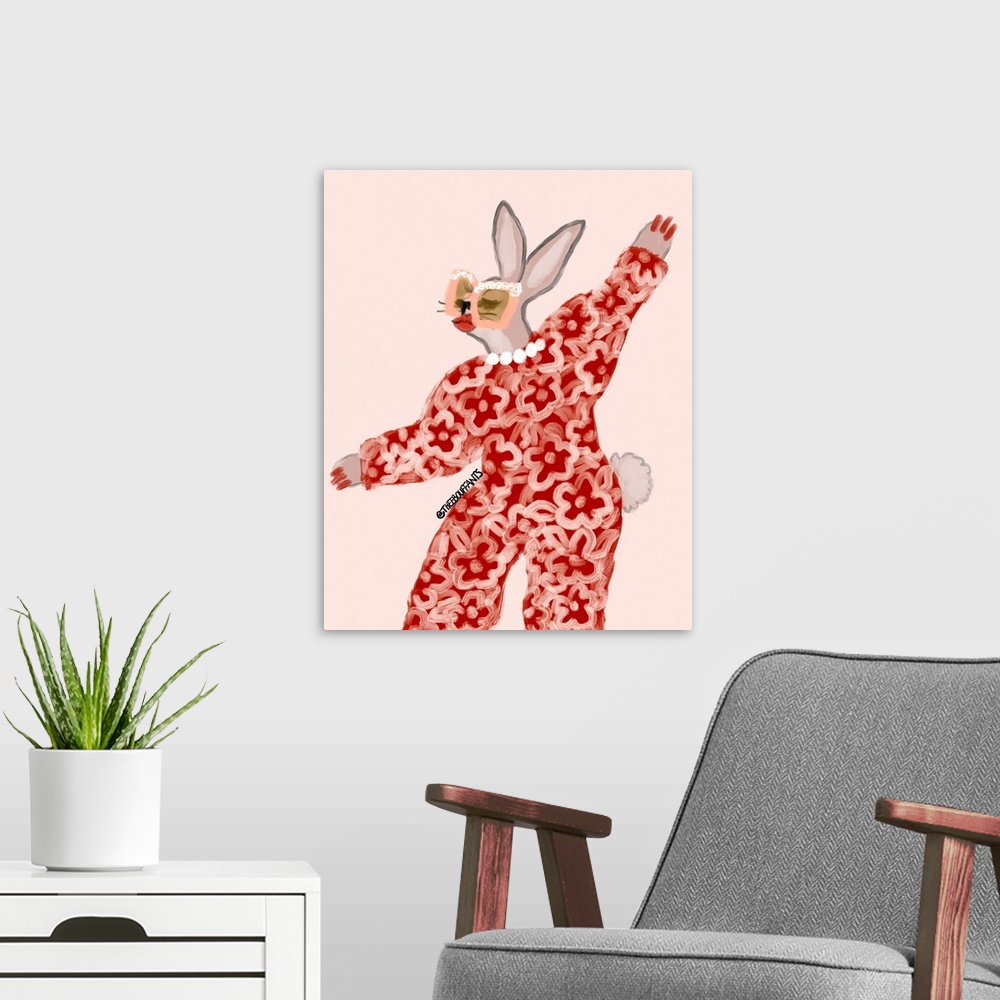 A modern room featuring Year Of The Rabbit