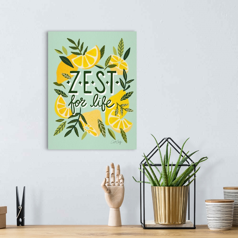 A bohemian room featuring Zest For Life