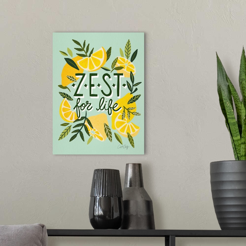 A modern room featuring Zest For Life