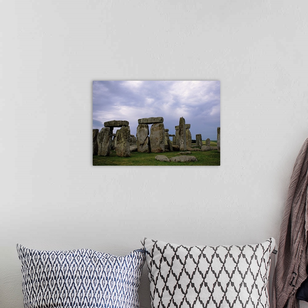 A bohemian room featuring Stonehenge, Wiltshire, England