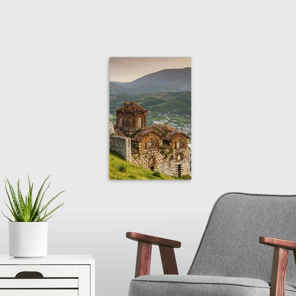 A modern room featuring Albania, Berat, Kala Citadel, Church of the Holy Trinity