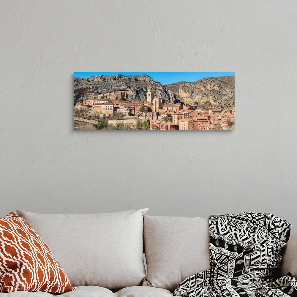 A bohemian room featuring Albarracin, Teruel, Aragon, Spain