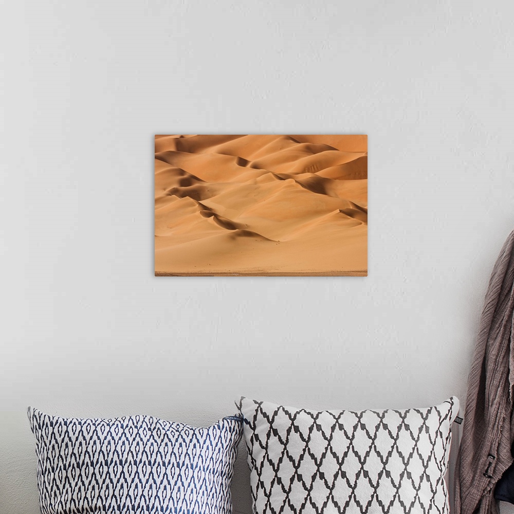 A bohemian room featuring Algeria, Sahara, An Erg of stellar dunes