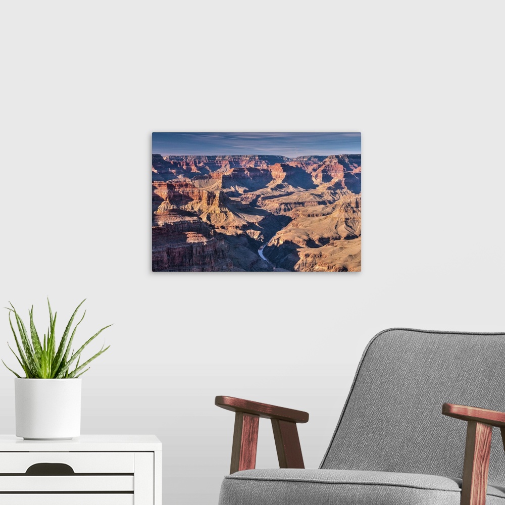A modern room featuring USA, Arizona, Grand Canyon, from Pima Point