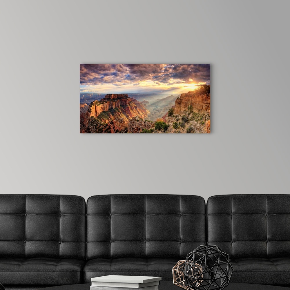 A modern room featuring USA, Arizona, Grand Canyon National Park, North Rim, Cape Royale