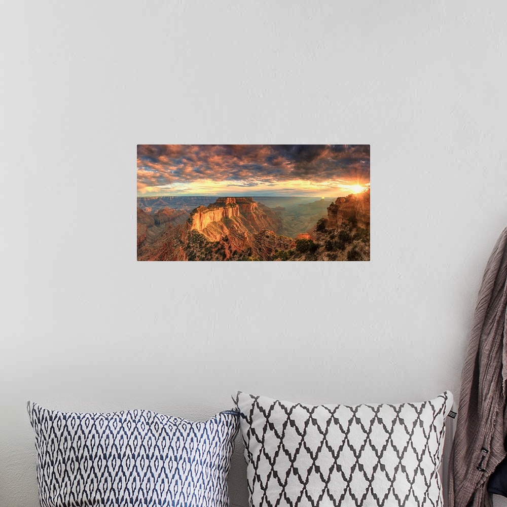 A bohemian room featuring USA, Arizona, Grand Canyon National Park, North Rim, Cape Royale